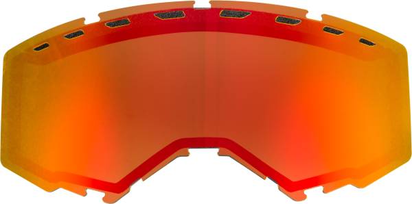 FLY RACING - DUAL LENS WITH VENTS ADULT RED MIRROR/BROWN - Image 1