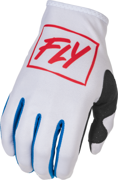 FLY RACING - YOUTH LITE GLOVES RED/WHITE/BLUE YL - Image 1