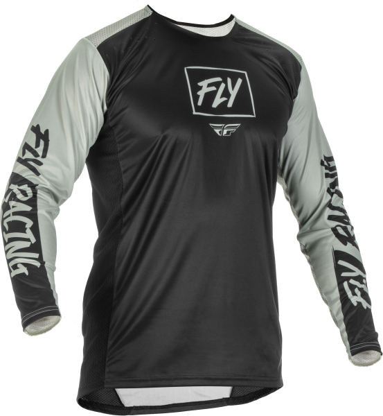 FLY RACING - LITE JERSEY BLACK/GREY 2X - Image 1