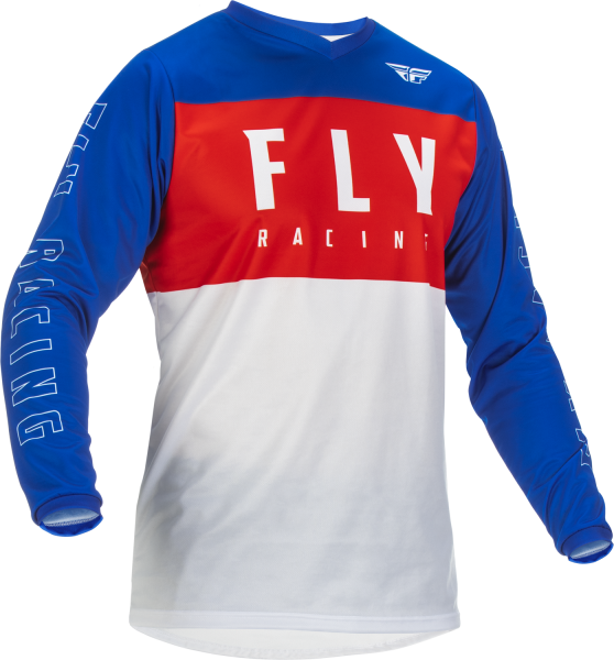 FLY RACING - F-16 JERSEY RED/WHITE/BLUE 2X - Image 1