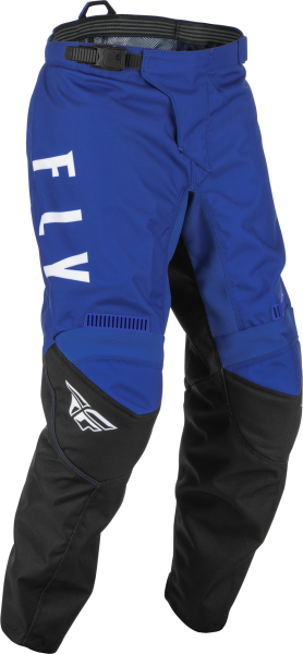 FLY RACING - YOUTH F-16 PANTS BLUE/GREY/BLACK SZ 18 - Image 1