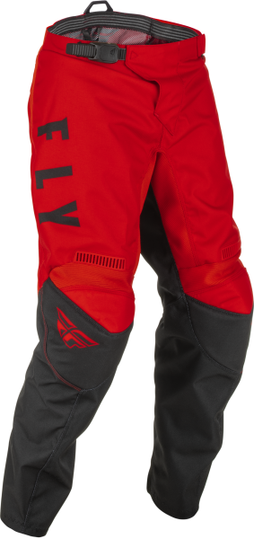 FLY RACING - YOUTH F-16 PANTS RED/BLACK SZ 18 - Image 1