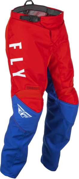 FLY RACING - YOUTH F-16 PANTS RED/WHITE/BLUE SZ 18 - Image 1