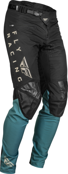 FLY RACING - YOUTH RADIUM BICYCLE PANTS BLACK/EVERGREEN/SAND SZ 18 - Image 1