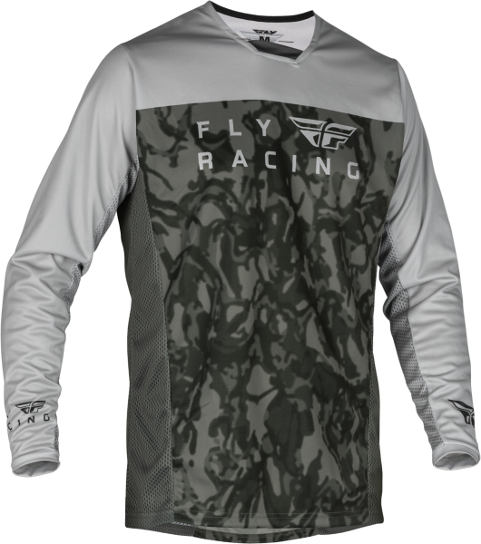 FLY RACING - RADIUM JERSEY DARK GREY CAMO/GREY 2X - Image 1