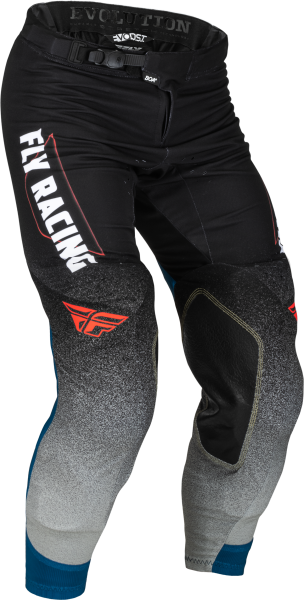 FLY RACING - EVOLUTION DST PANTS BLACK/GREY/BLUE SZ 28 - Image 1