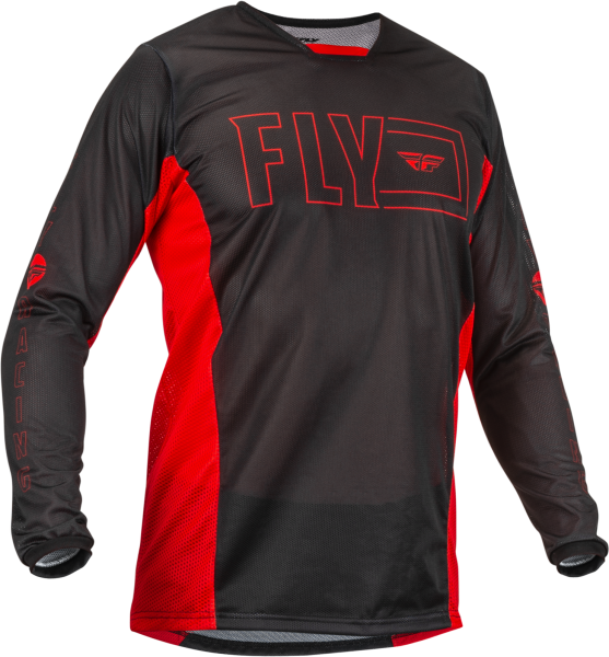 FLY RACING - KINETIC MESH JERSEY RED/BLACK LG - Image 1