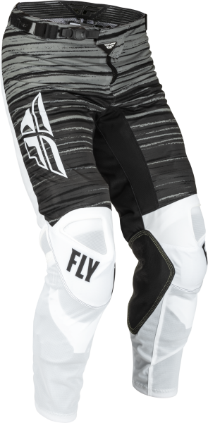 FLY RACING - KINETIC MESH PANTS WHITE/BLACK/GREY SZ 28 - Image 1