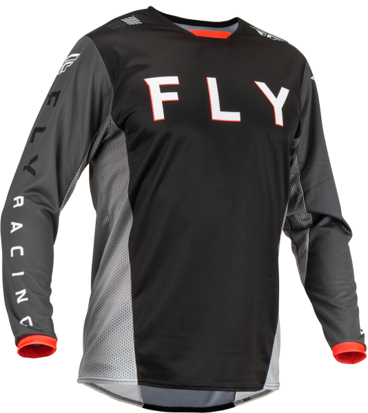 FLY RACING - KINETIC KORE JERSEY BLACK/GREY 2X - Image 1