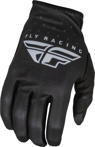 FLY RACING - YOUTH LITE GLOVES BLACK/GREY YL - Image 1