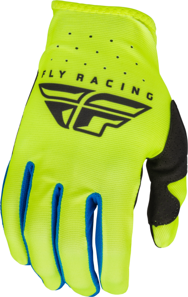 FLY RACING - YOUTH LITE GLOVES HI-VIS/BLACK YM - Image 1