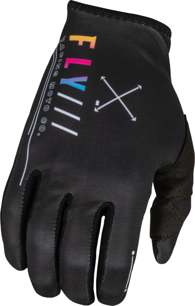 FLY RACING - LITE S.E. AVENGE GLOVES BLACK/SUNSET LG - Image 1