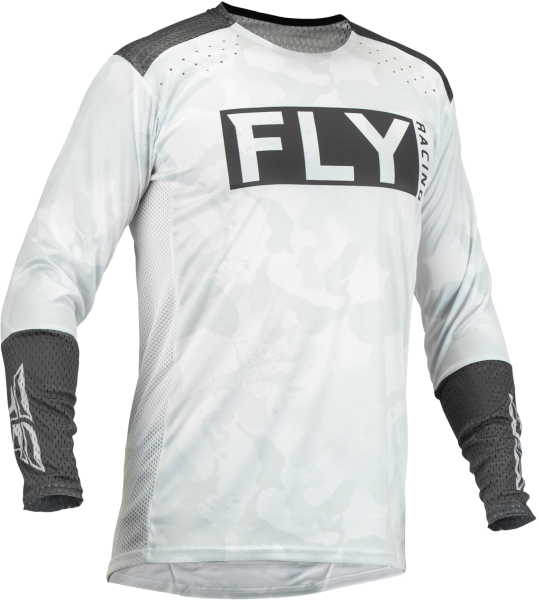 FLY RACING - LITE L.E. STEALTH JERSEY WHITE/GREY 2X - Image 1