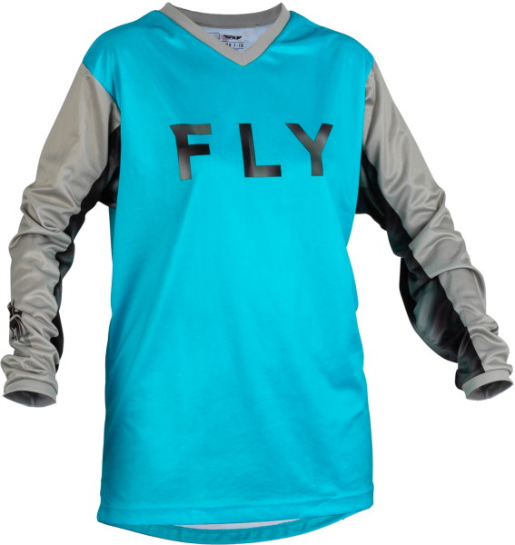 FLY RACING - WOMEN'S F-16 JERSEY SKY BLUE/LIGHT GREY 2X - Image 1