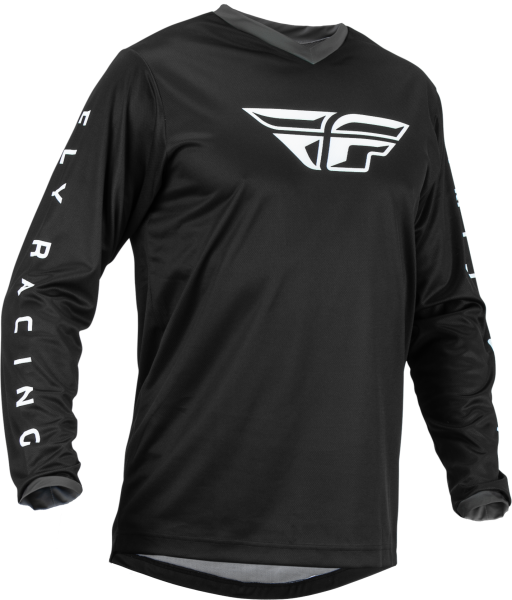 FLY RACING - F-16 JERSEY BLACK/WHITE 4X - Image 1