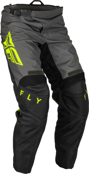 FLY RACING - F-16 PANTS BLACK/GREY/HI-VIS SZ 28 - Image 1