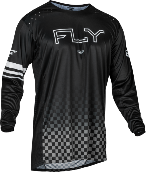 FLY RACING - RAYCE BICYCLE JERSEY BLACK MD - Image 1