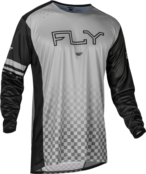 FLY RACING - RAYCE BICYCLE JERSEY BLACK/GREY 2X - Image 1