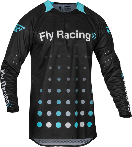 FLY RACING - EVOLUTION DST SE STROBE JERSEY BLACK/ELECTRIC BLUE 2X - Image 1