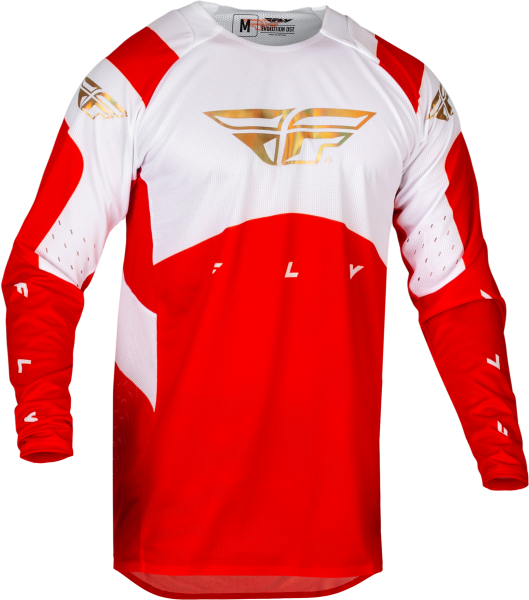 FLY RACING - EVOLUTION DST LE PODIUM JERSEY RED/WHT/RED IRIDIUM 2X - Image 1