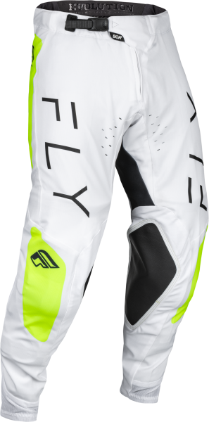 FLY RACING - EVOLUTION DST PANTS WHITE/HI-VIS SZ 30 - Image 1