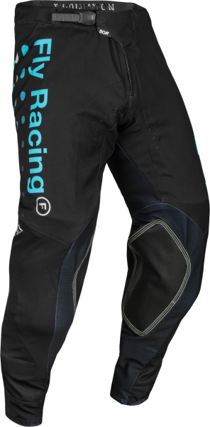 FLY RACING - EVOLUTION DST SE STROBE PANTS BLK/ELECTRIC BLUE SZ 28 - Image 1