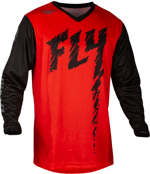 FLY RACING - YOUTH F-16 JERSEY RED/BLACK/GREY YL - Image 1