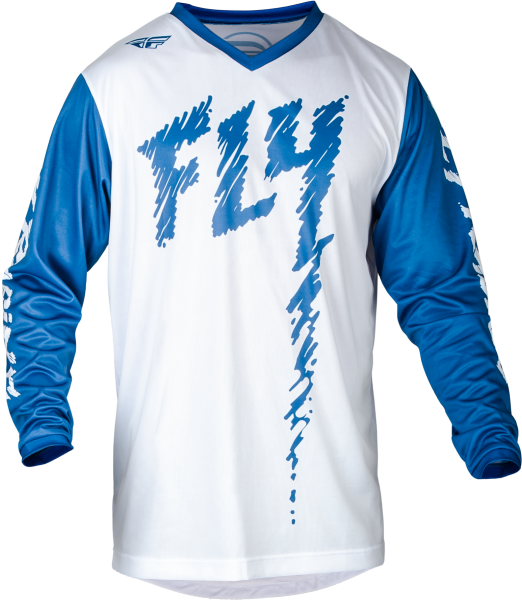 FLY RACING - YOUTH F-16 JERSEY TRUE BLUE/WHITE YL - Image 1