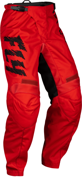 FLY RACING - YOUTH F-16 PANTS RED/BLACK/GREY SZ 18 - Image 1