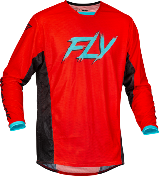 FLY RACING - KINETIC MESH RAVE JERSEY RED/BLACK/MINT 2X - Image 1