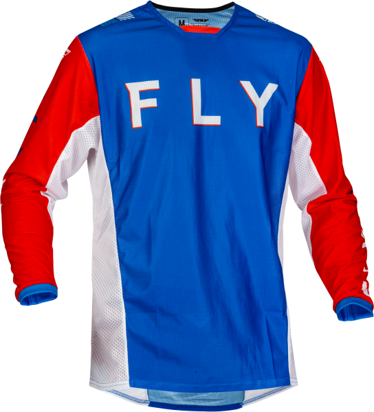 FLY RACING - KINETIC MESH S.E. KORE JERSEY RED/WHITE/BLUE 2X - Image 1