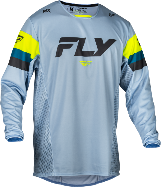 FLY RACING - KINETIC PRIX JERSEY ICE GREY/CHARCOAL/HI-VIS 2X - Image 1