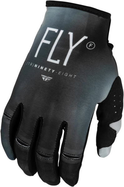 FLY RACING - YOUTH KINETIC PRODIGY GLOVES BLACK/LIGHT GREY YL - Image 1