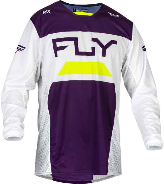 FLY RACING - KINETIC RELOAD JERSEY DEEP PURPLE/WHITE/HI-VIS 2X - Image 1