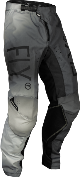 FLY RACING - YOUTH KINETIC PRODIGY PANTS BLACK/LIGHT GREY SZ 18 - Image 1