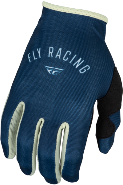 FLY RACING - WOMEN'S LITE GLOVES NAVY/IVORY 2X - Image 1