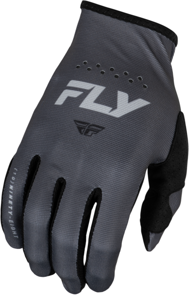 FLY RACING - YOUTH LITE GLOVES CHARCOAL/BLACK YL - Image 1