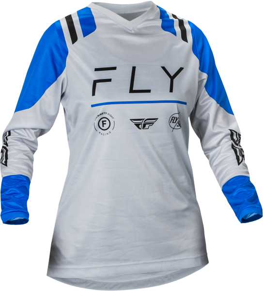 FLY RACING - WOMEN'S F-16 JERSEY ARCTIC GREY/BLUE 2X - Image 1