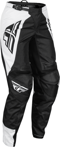 FLY RACING - WOMEN'S F-16 PANTS BLACK/WHITE SZ 0/02 - Image 1