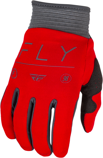 FLY RACING - F-16 GLOVES RED/CHARCOAL/WHITE XS - Image 1