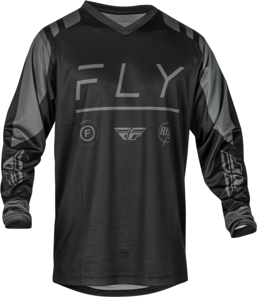 FLY RACING - F-16 JERSEY BLACK/CHARCOAL 2X - Image 1