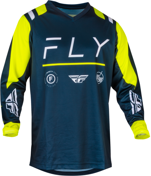 FLY RACING - F-16 JERSEY NAVY/HI-VIS/WHITE 2X - Image 1