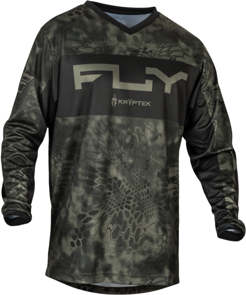 FLY RACING - F-16 SE KRYPTEK JERSEY MOSS GREY/BLACK 2X - Image 1