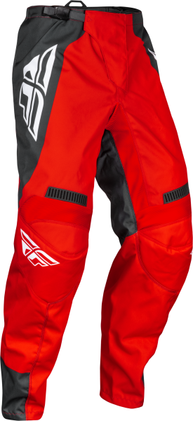 FLY RACING - F-16 PANTS RED/CHARCOAL/WHITE SZ 28 - Image 1