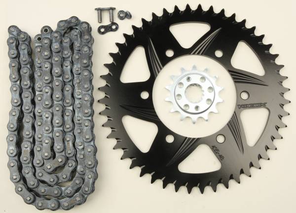 VORTEX - SPROCKET/CHAIN KIT STL/ALU 14/48T BLK SX3 520-108L BLK - Image 1