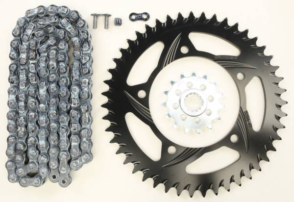 VORTEX - SPROCKET/CHAIN KIT STL/ALU 15/47T BLK RX3 520-112L BLK - Image 1