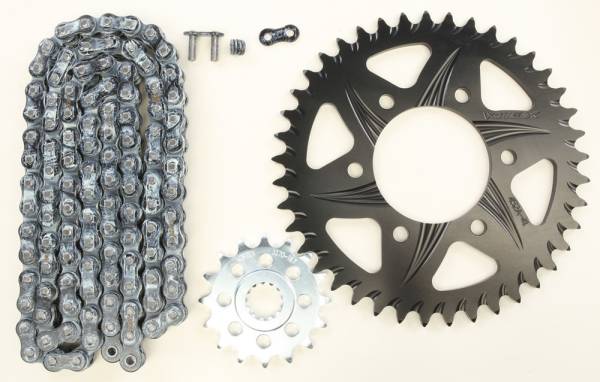 VORTEX - SPROCKET/CHAIN KIT STL/ALU 16/41T BLK RX3 520-110L BLK - Image 1