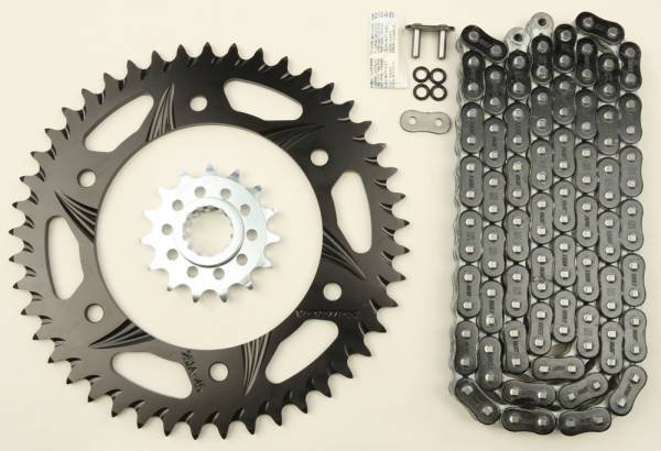 VORTEX - SPROCKET/CHAIN KIT STL/ALU 15/45T BLK RX3 520-108L BLK - Image 1