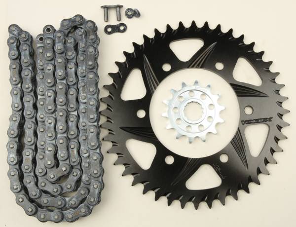 VORTEX - SPROCKET/CHAIN KIT STL/ALU 14/44T BLK SX3 520-112L BLK - Image 1