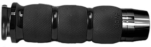 AVON - AIR CUSHIONED ANODIZED ELITE GRIPS BLACK - Image 1